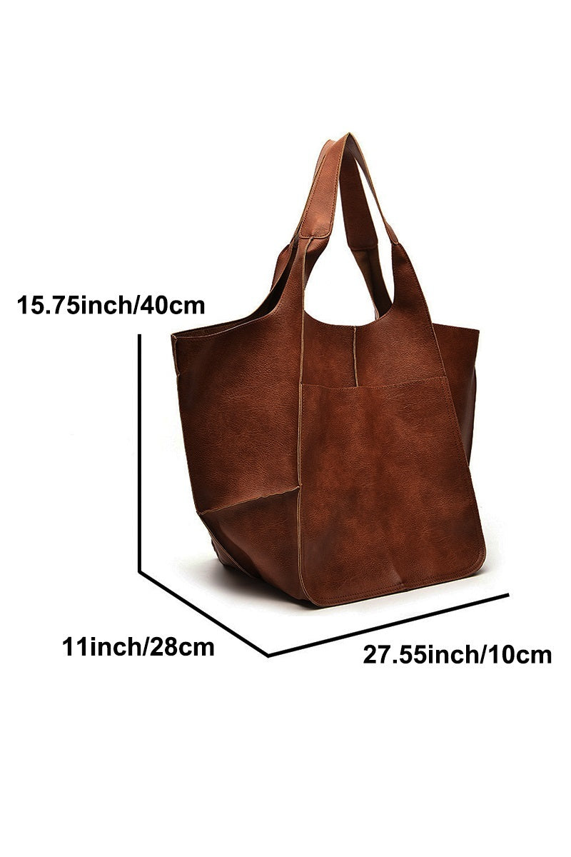 Large Vegan Leather Bag