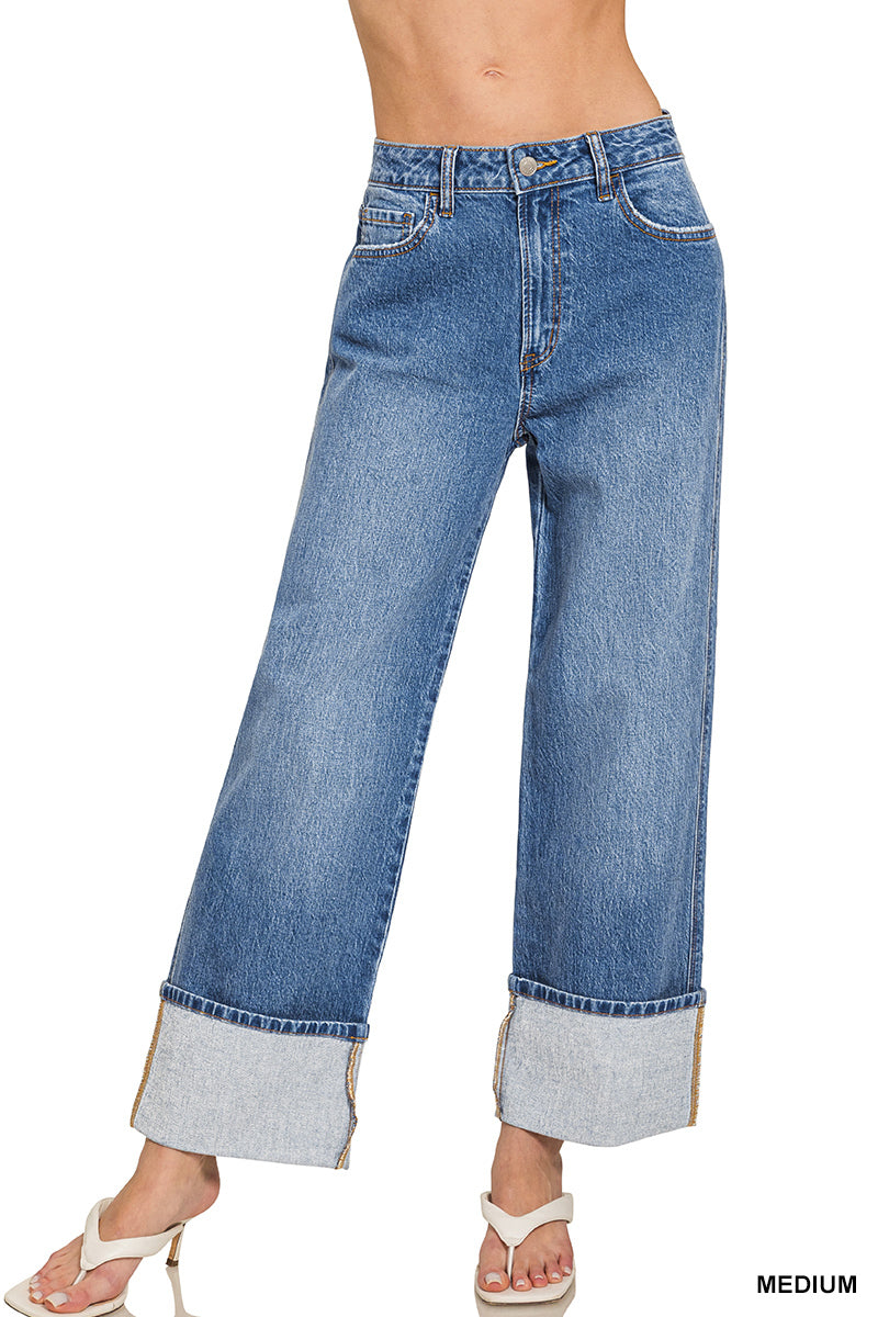 Deep Cuff Denim