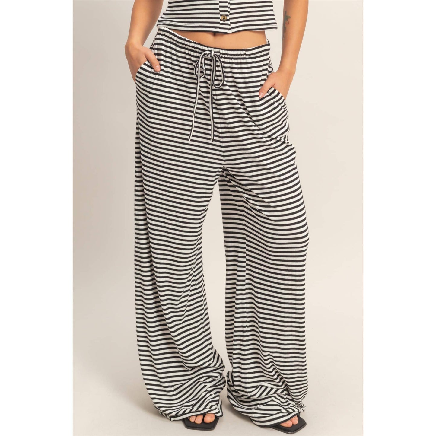 Striped Knit Pants