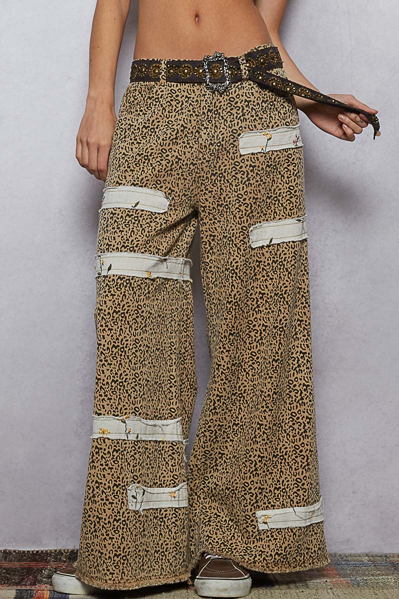 POL: Animal Print Trousers