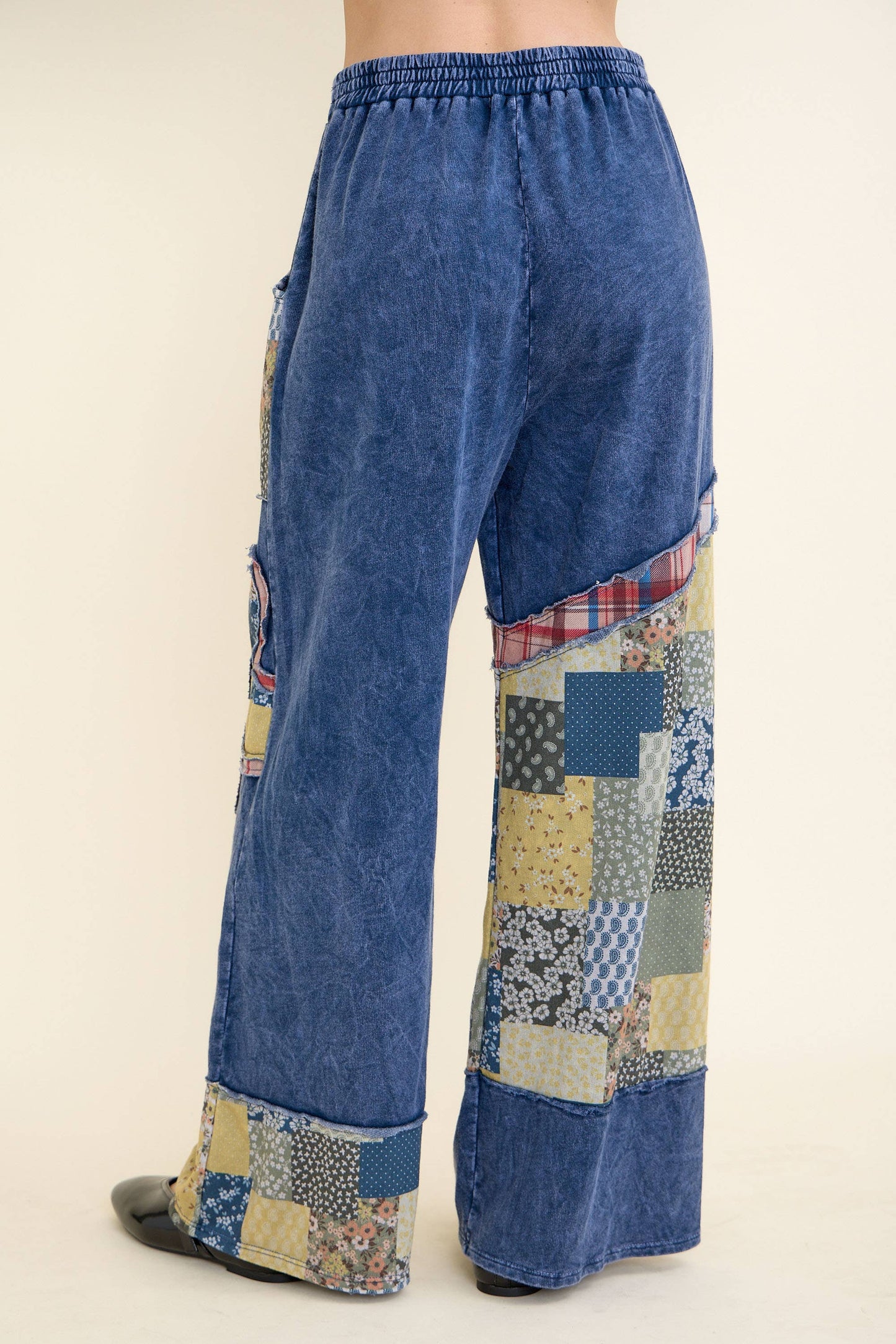 Washed Daisy Pants