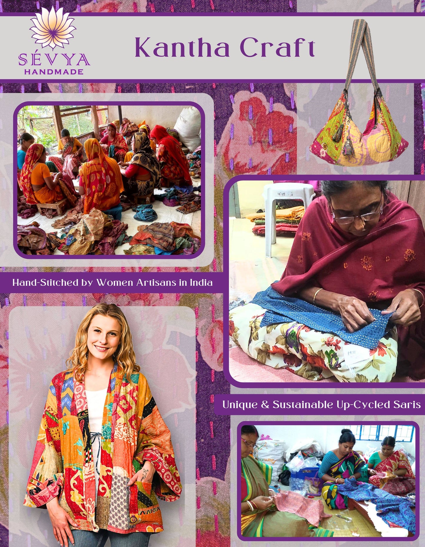 Kantha Accessory Pouch