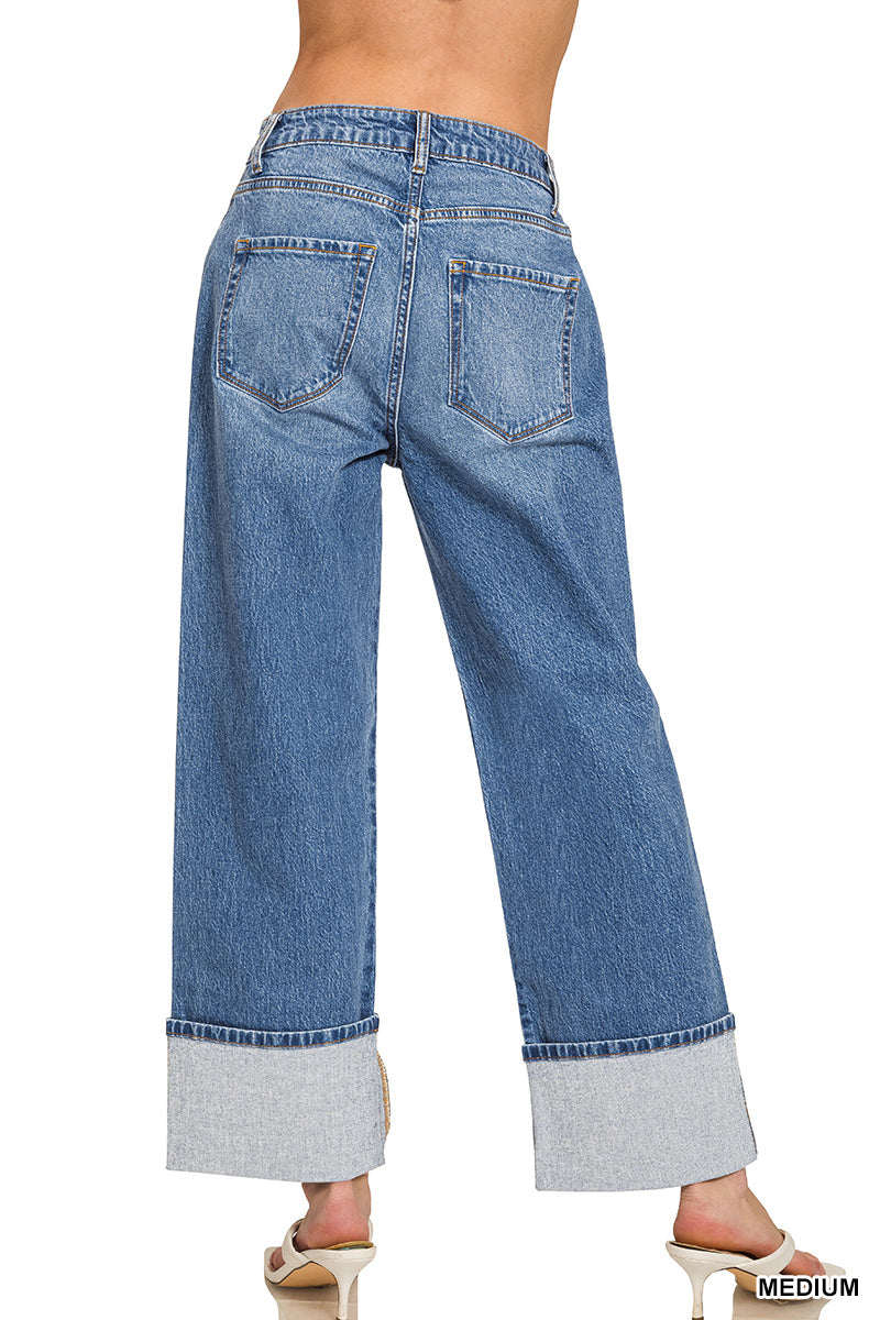 Deep Cuff Denim