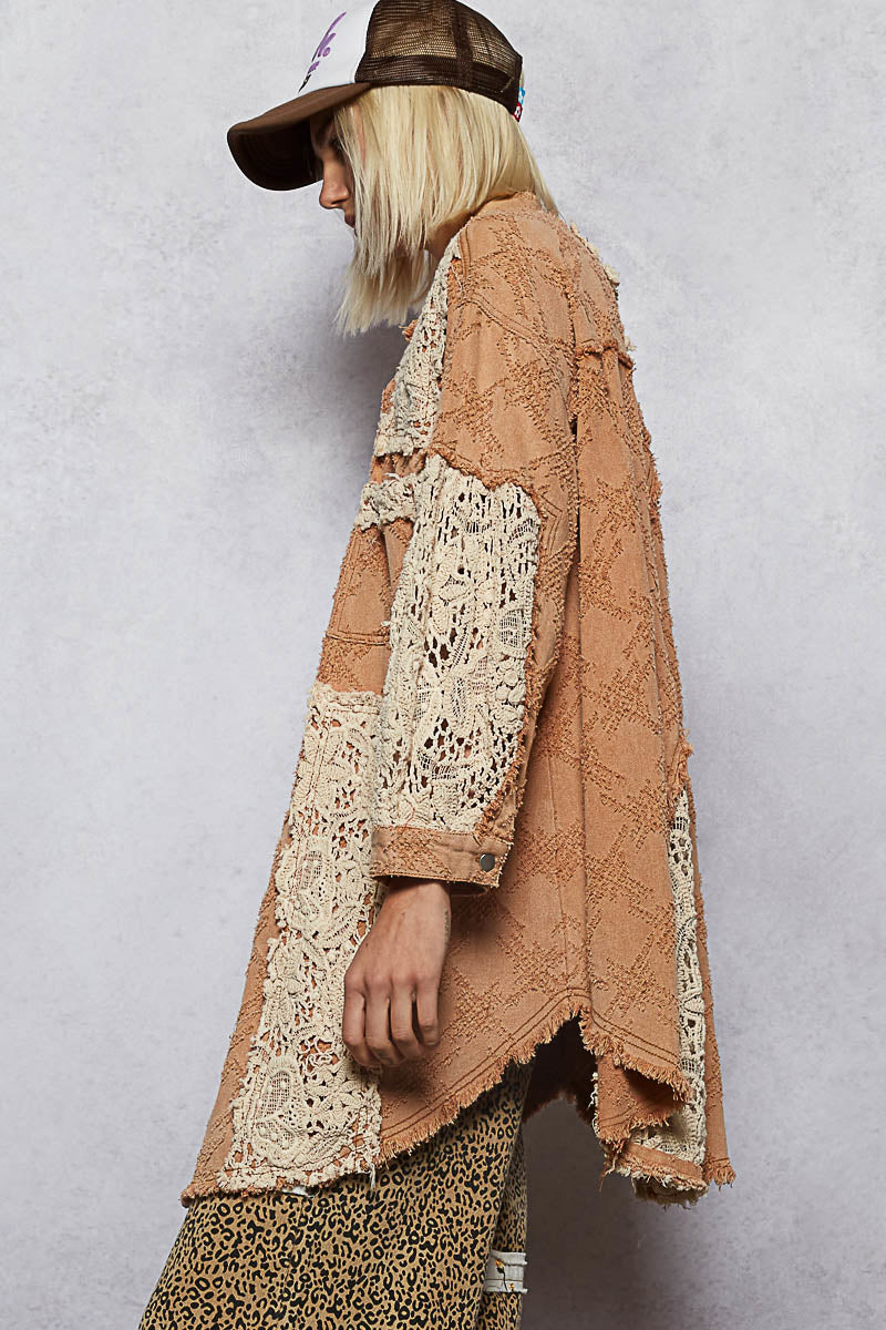 POL: Washed Lace Jacket