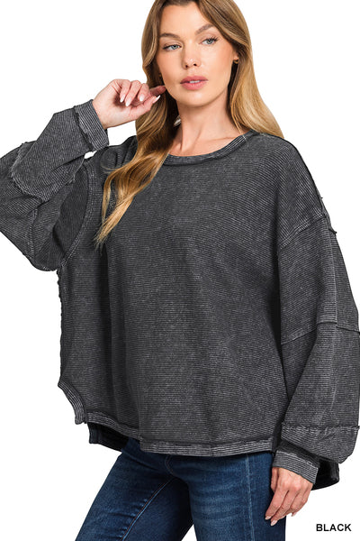 Double Ribbed Pullover