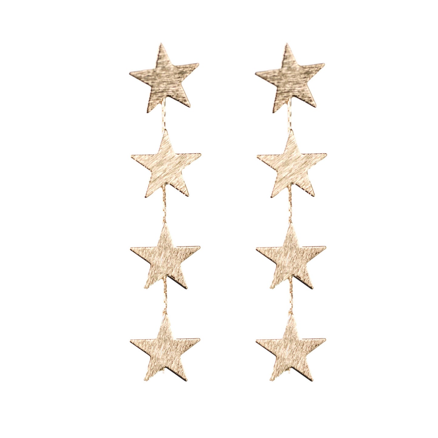 Gold Star Duster Earrings