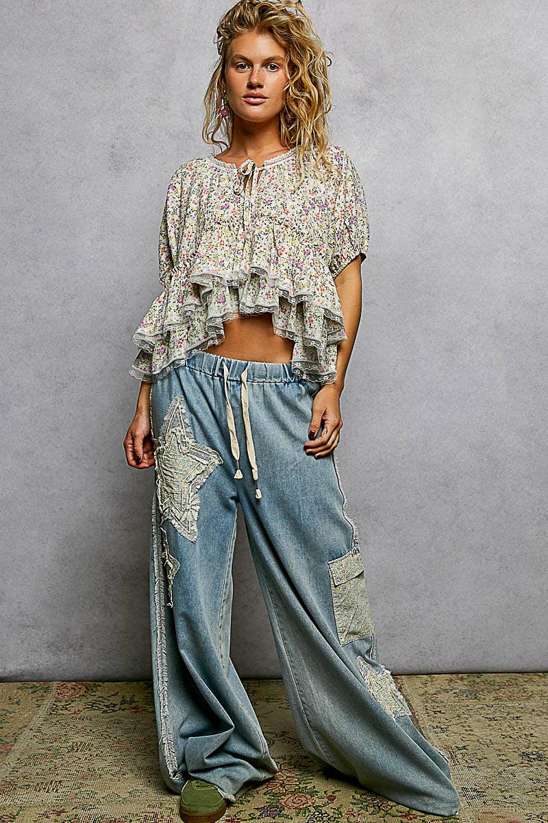 POL: Ruffle Detail Top