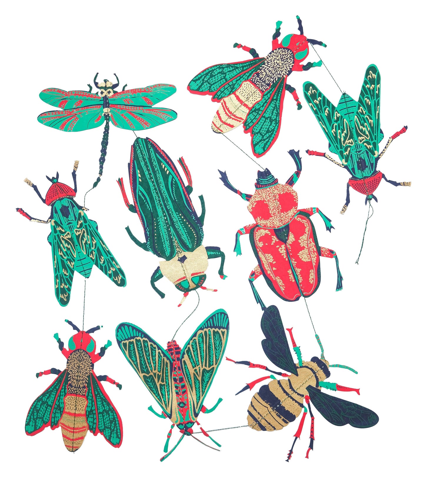INSECTS VERTICAL DECOR