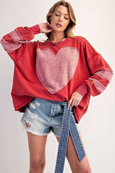 Varsity Heart Pullover