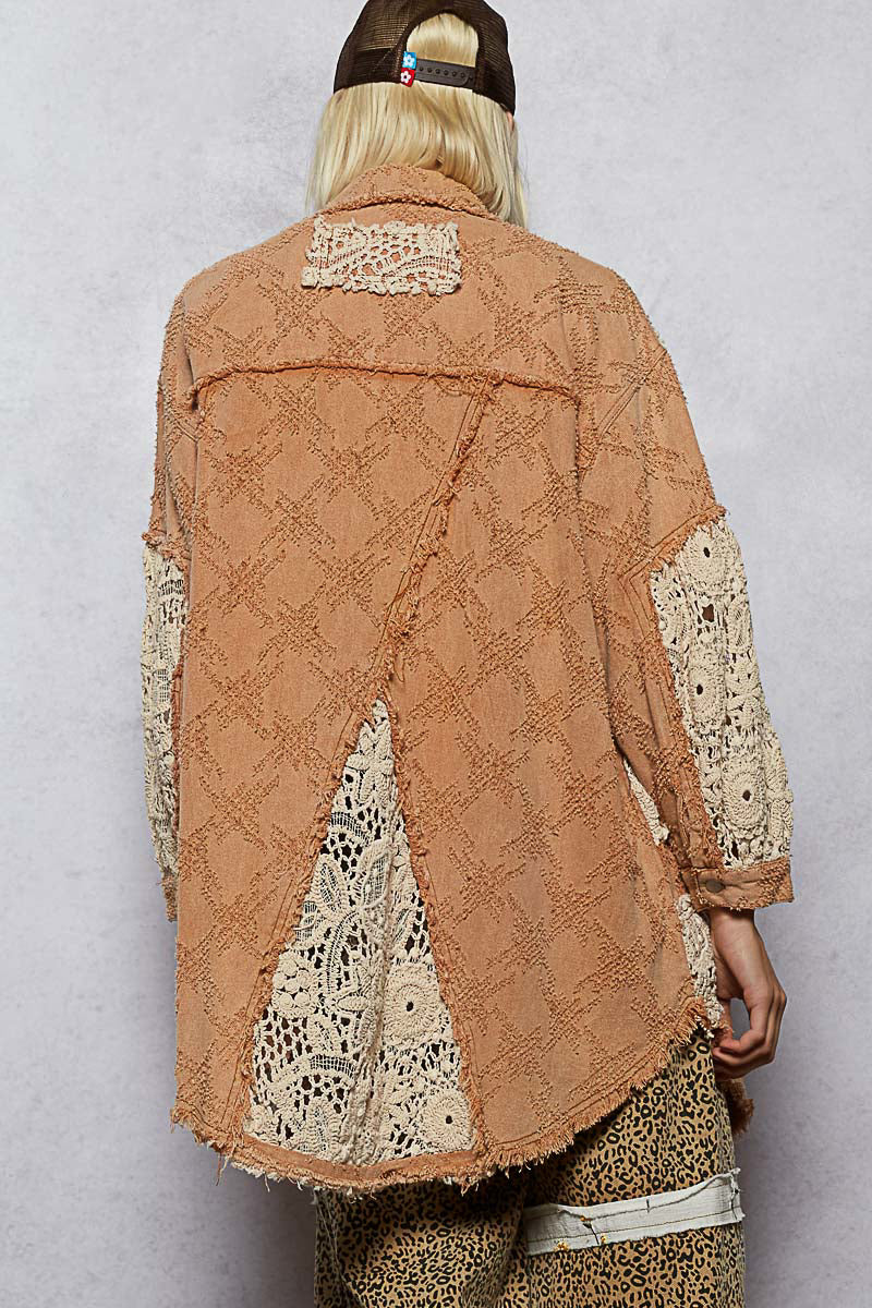 POL: Washed Lace Jacket