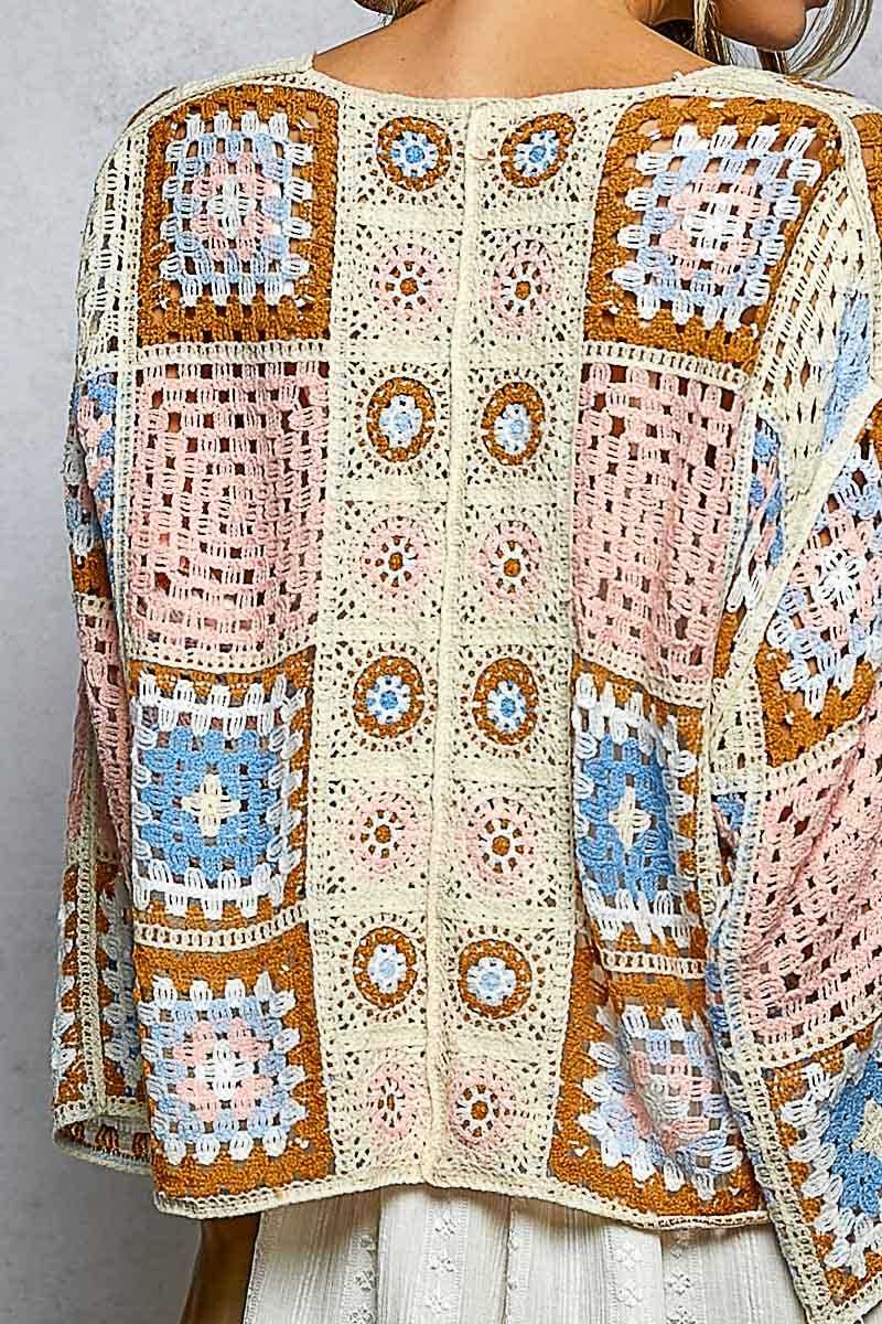 POL: Granny Square Cardigan