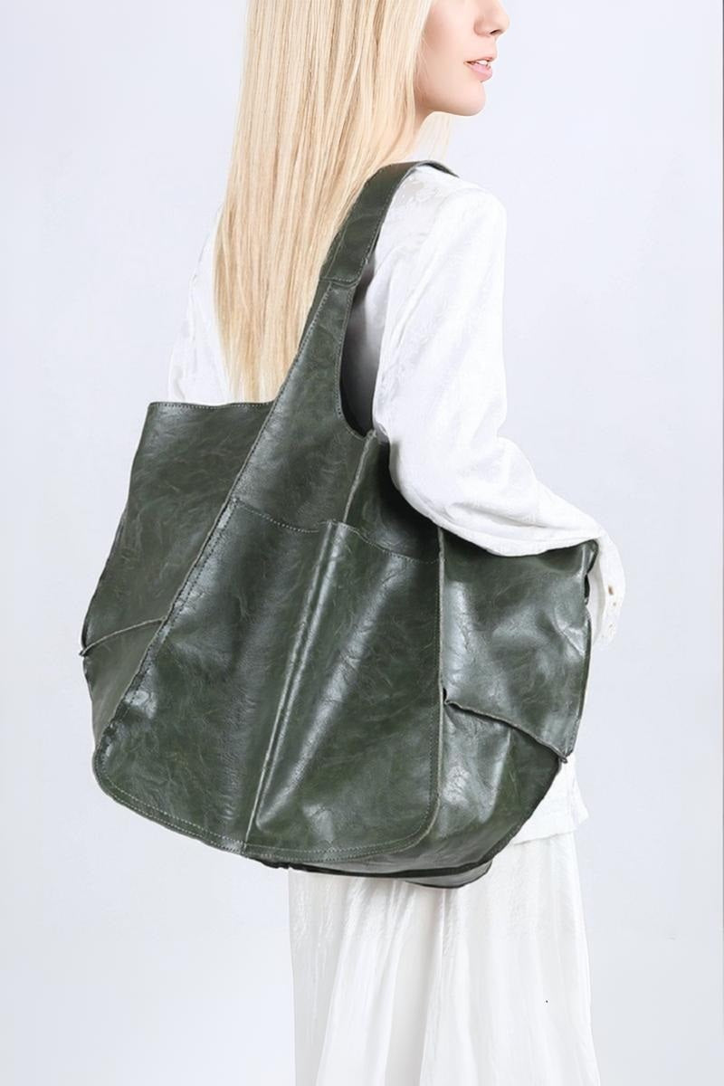 Large Vegan Leather Bag