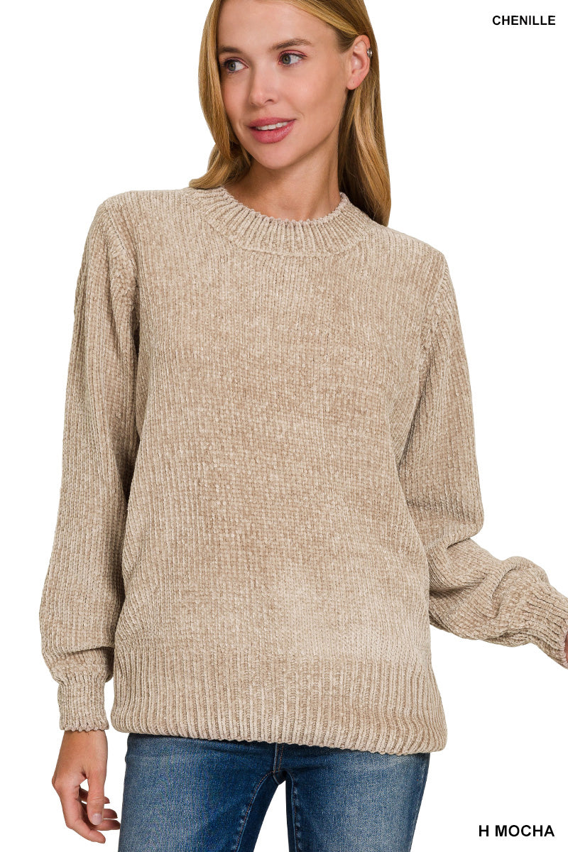 Chunky Chenille Sweater