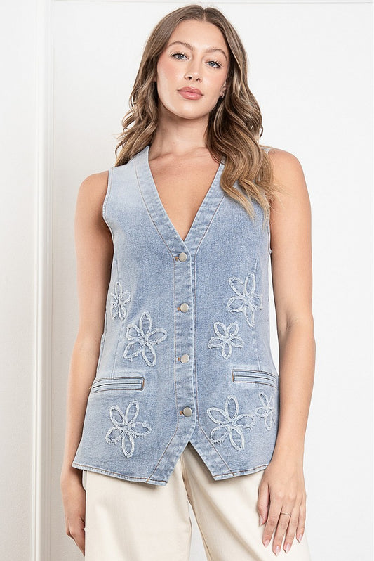Aimee Denim Vest