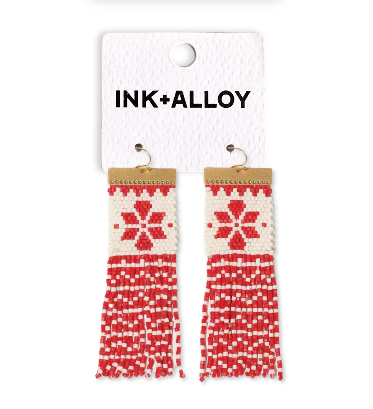 Red Holiday Earrings