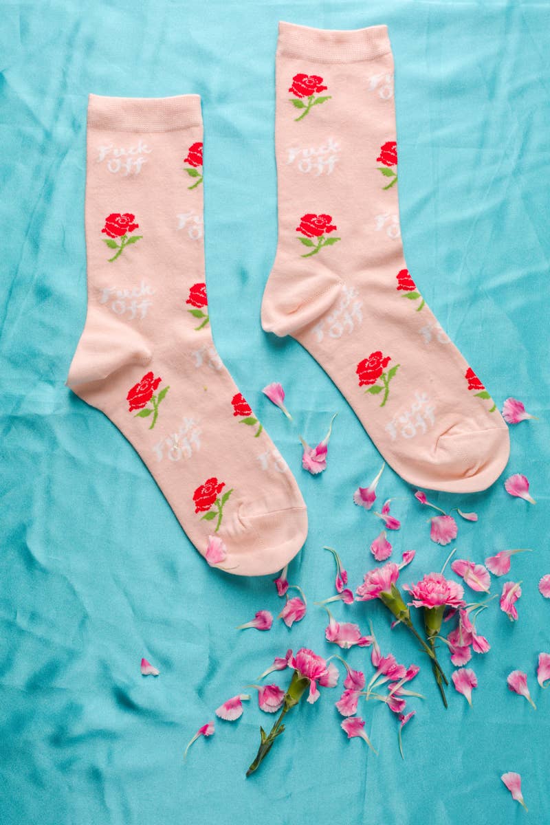 F*ck Off Rose Socks