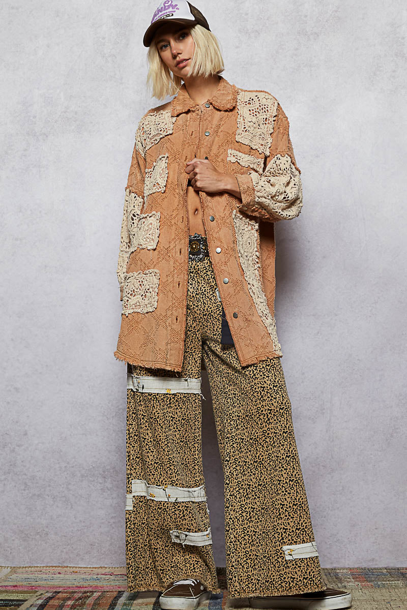 POL: Washed Lace Jacket