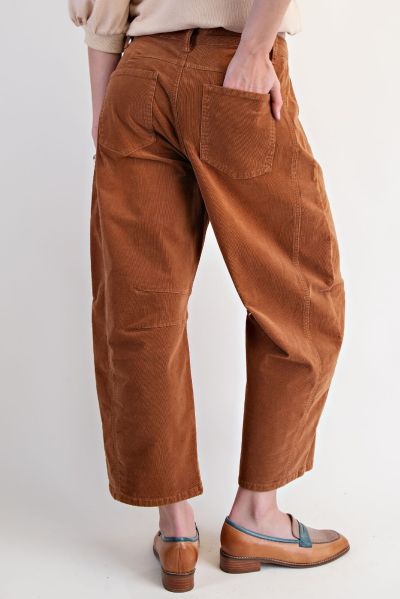 Corduroy Barrel Pants