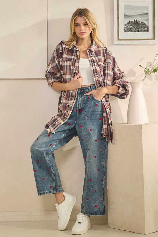 Oli & Hali: Snap Front Shacket