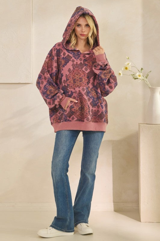 Vibin’ Printed Hoodie