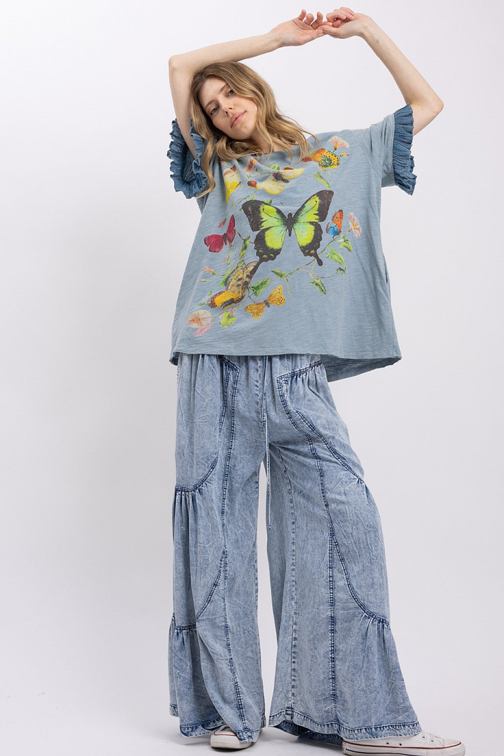 Butterfly Ruffle Tee