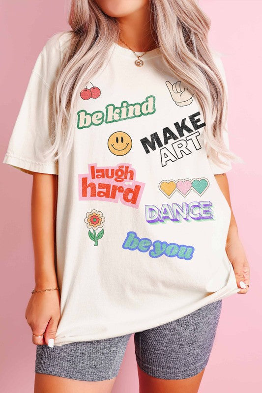 Positive Sticker Graphic Tee