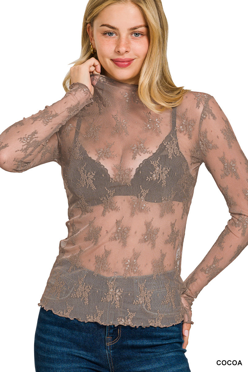 Lace Layering Top