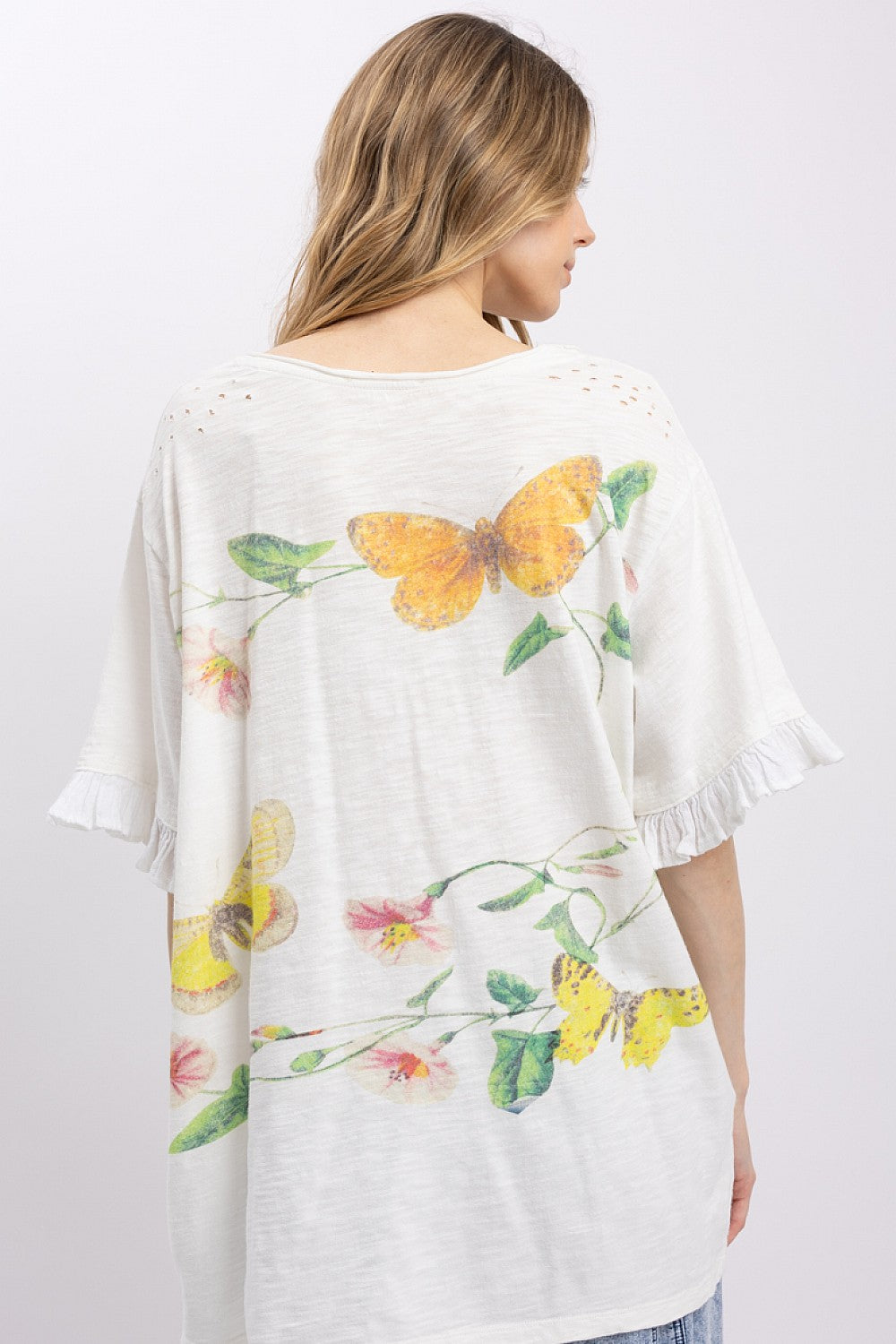 Butterfly Ruffle Tee