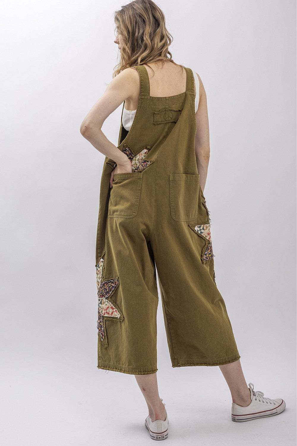 Patchwork Overalls