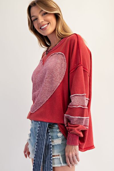 Varsity Heart Pullover