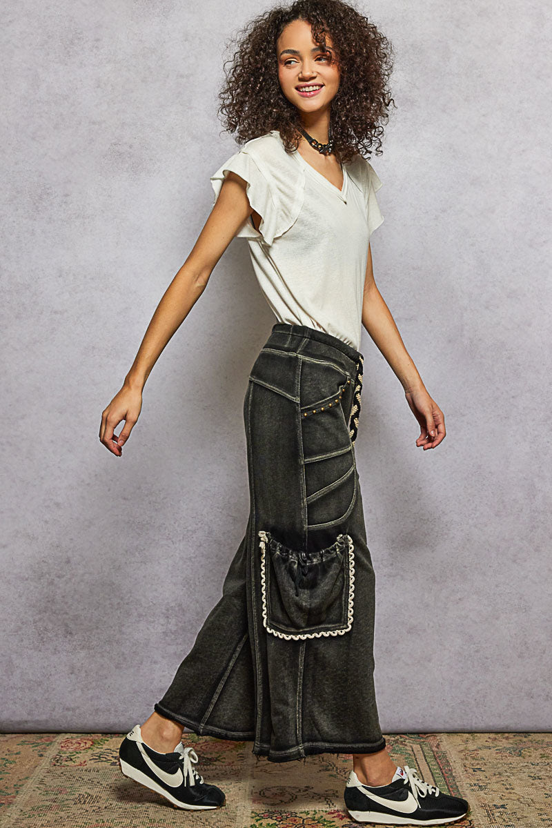 Pol: Raven Wide Legs