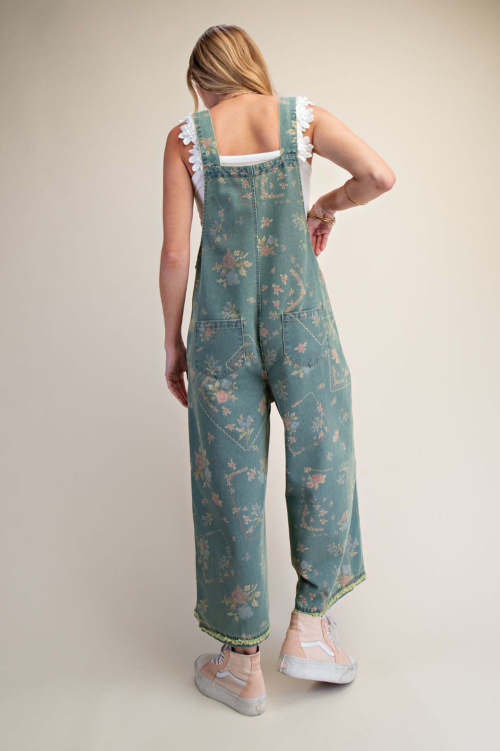 Vintage Flower Overalls