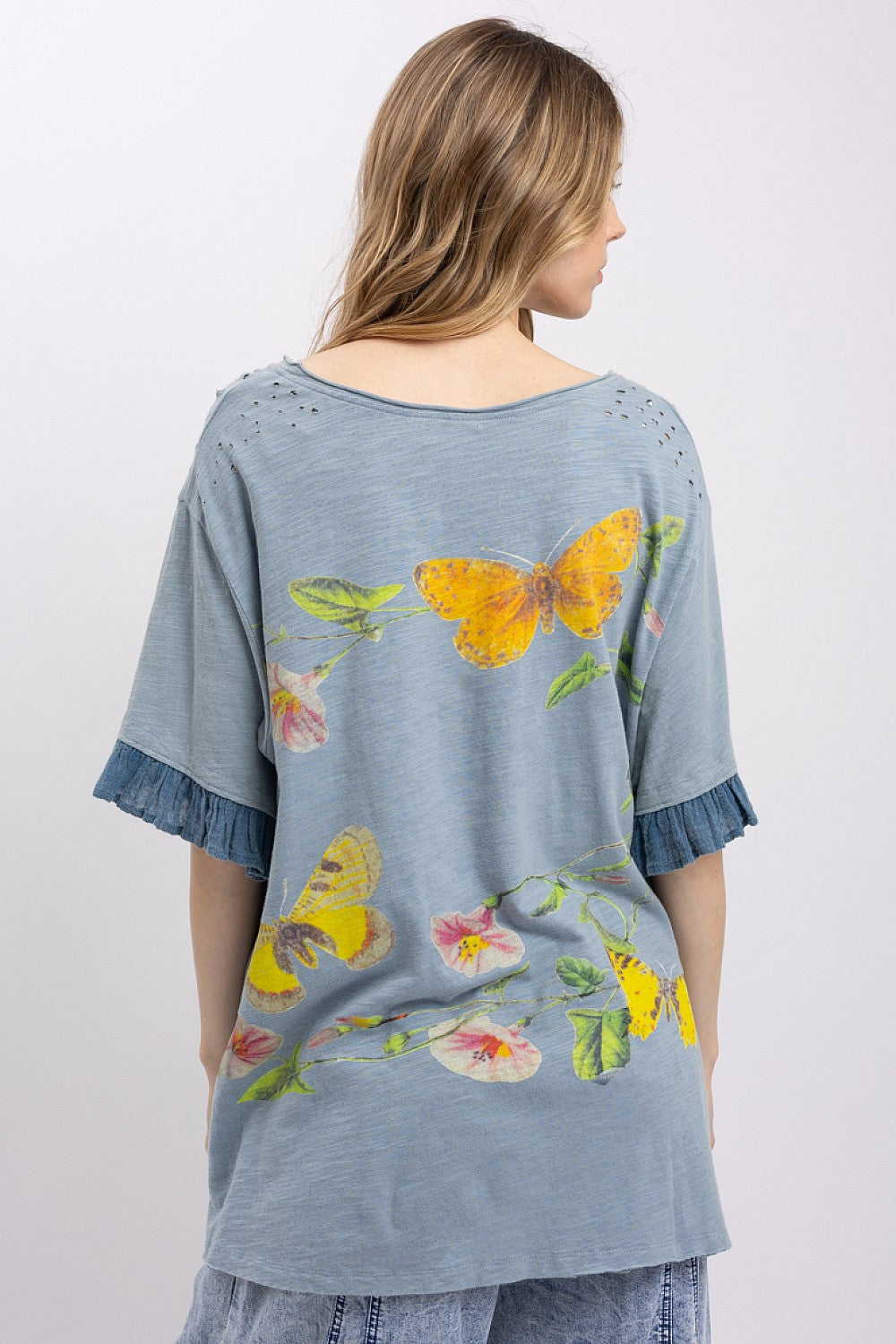 Butterfly Ruffle Tee