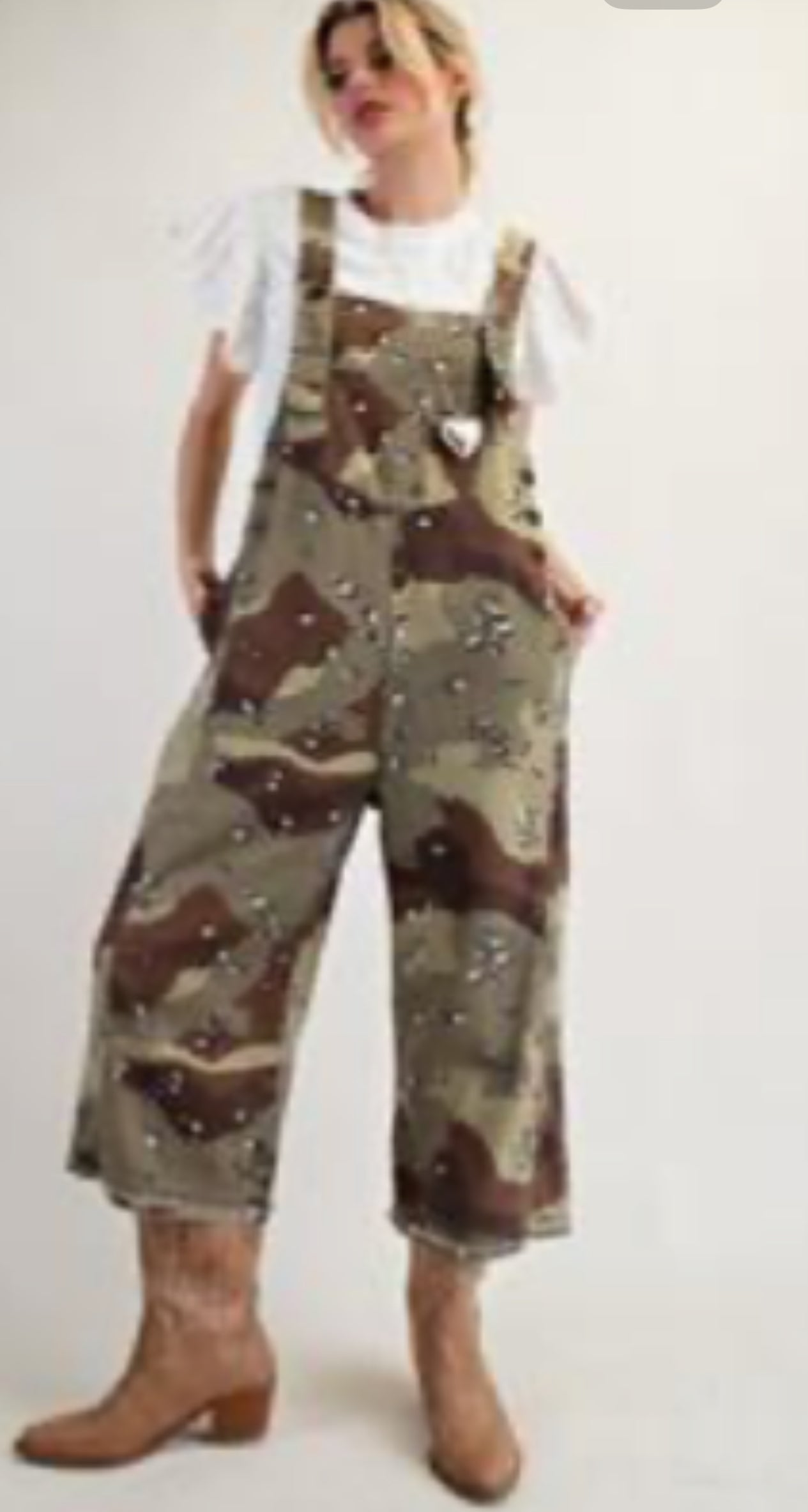 Olive Camo Overalls