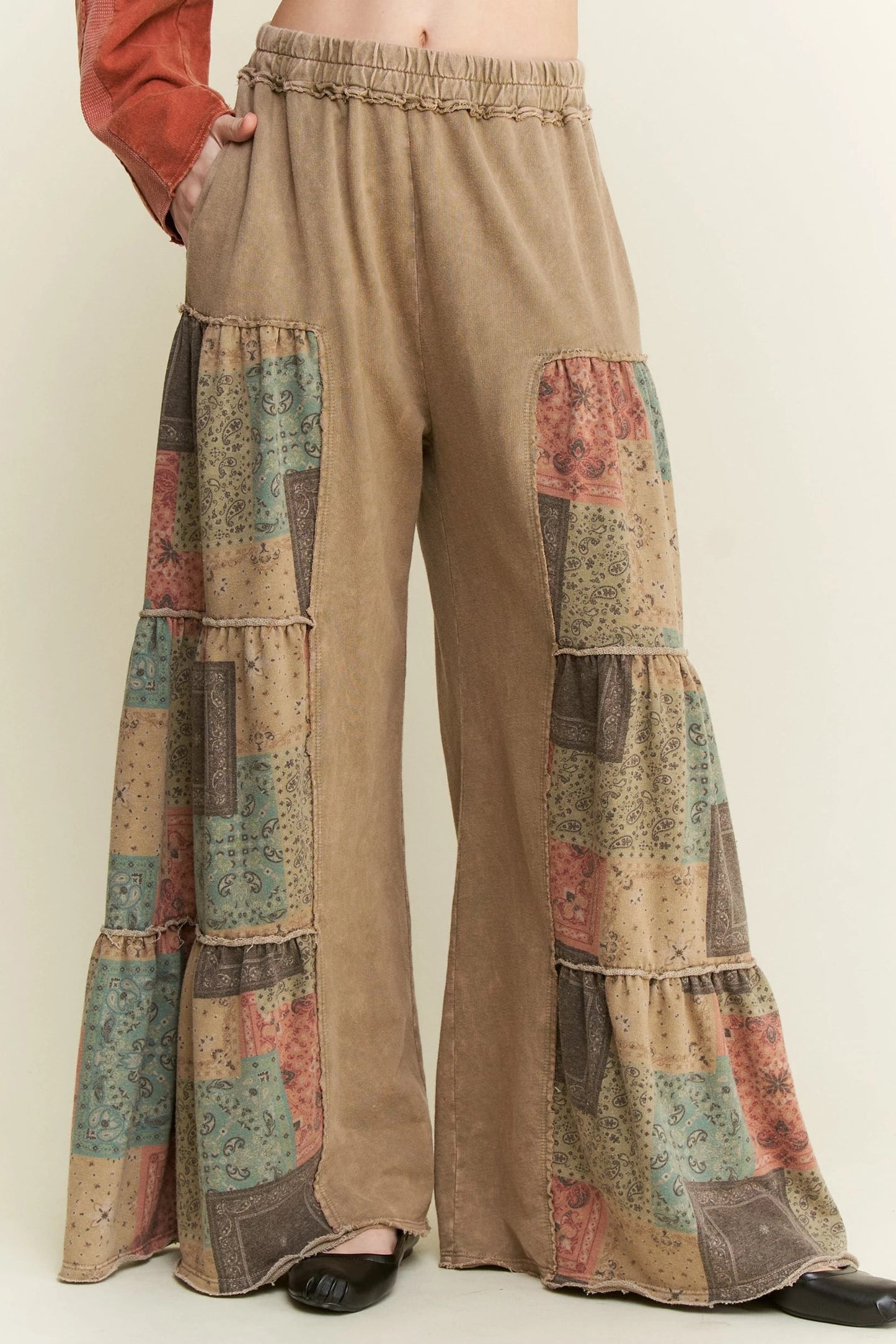 Plaid Wide Leg Pants