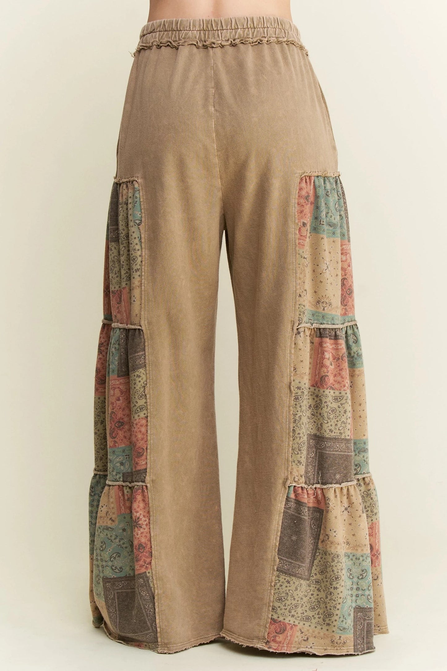 Plaid Wide Leg Pants