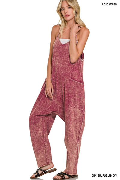 Zipper Back Jumpsuit