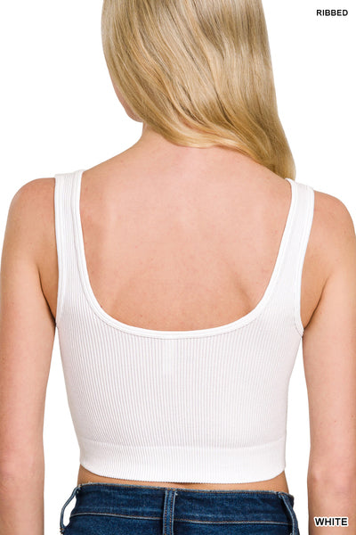 Split Neck Bra Top