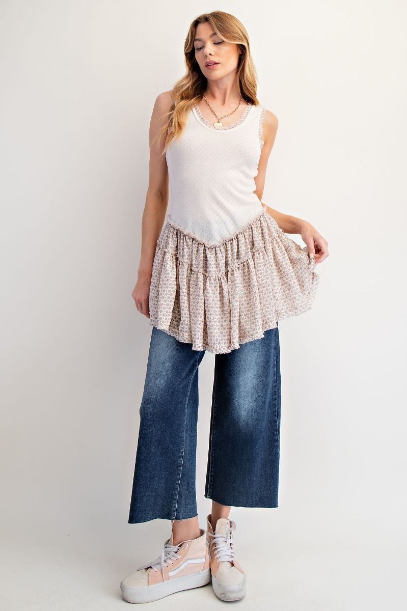 Ruffle Bottom Tunic