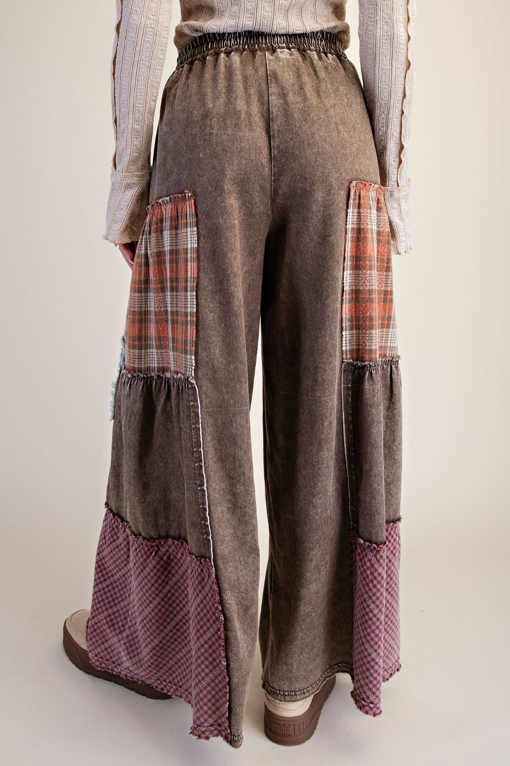 Mixed Print Pants