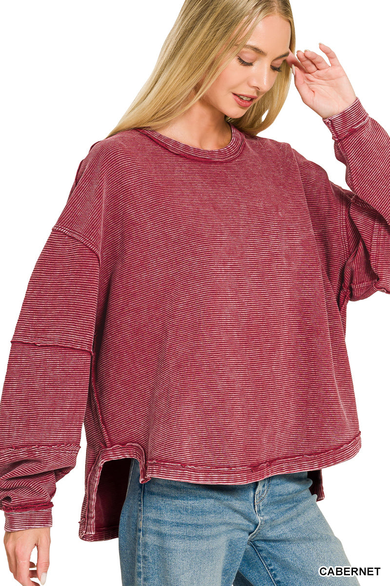 Double Ribbed Pullover