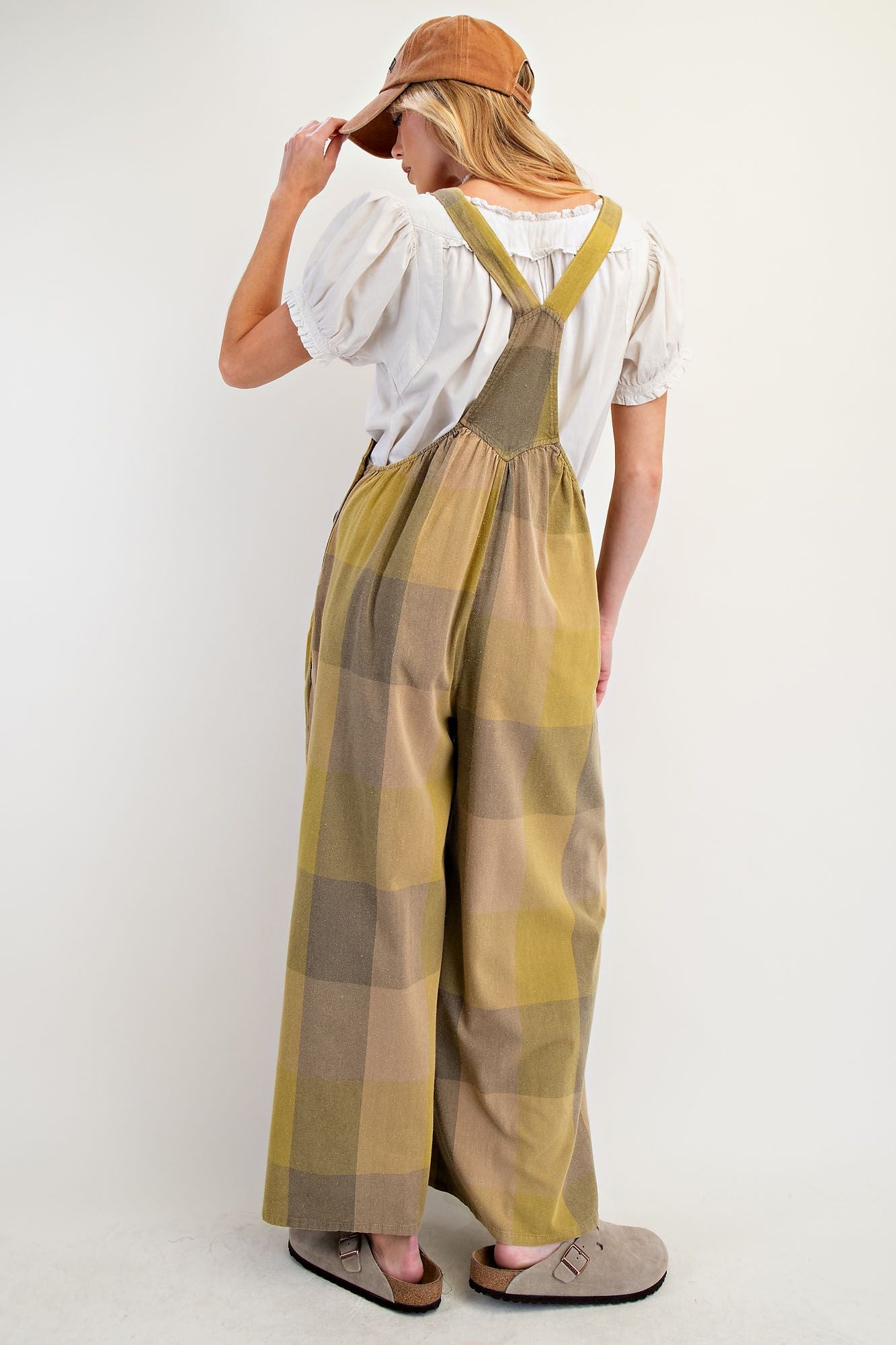Plaid Overalls