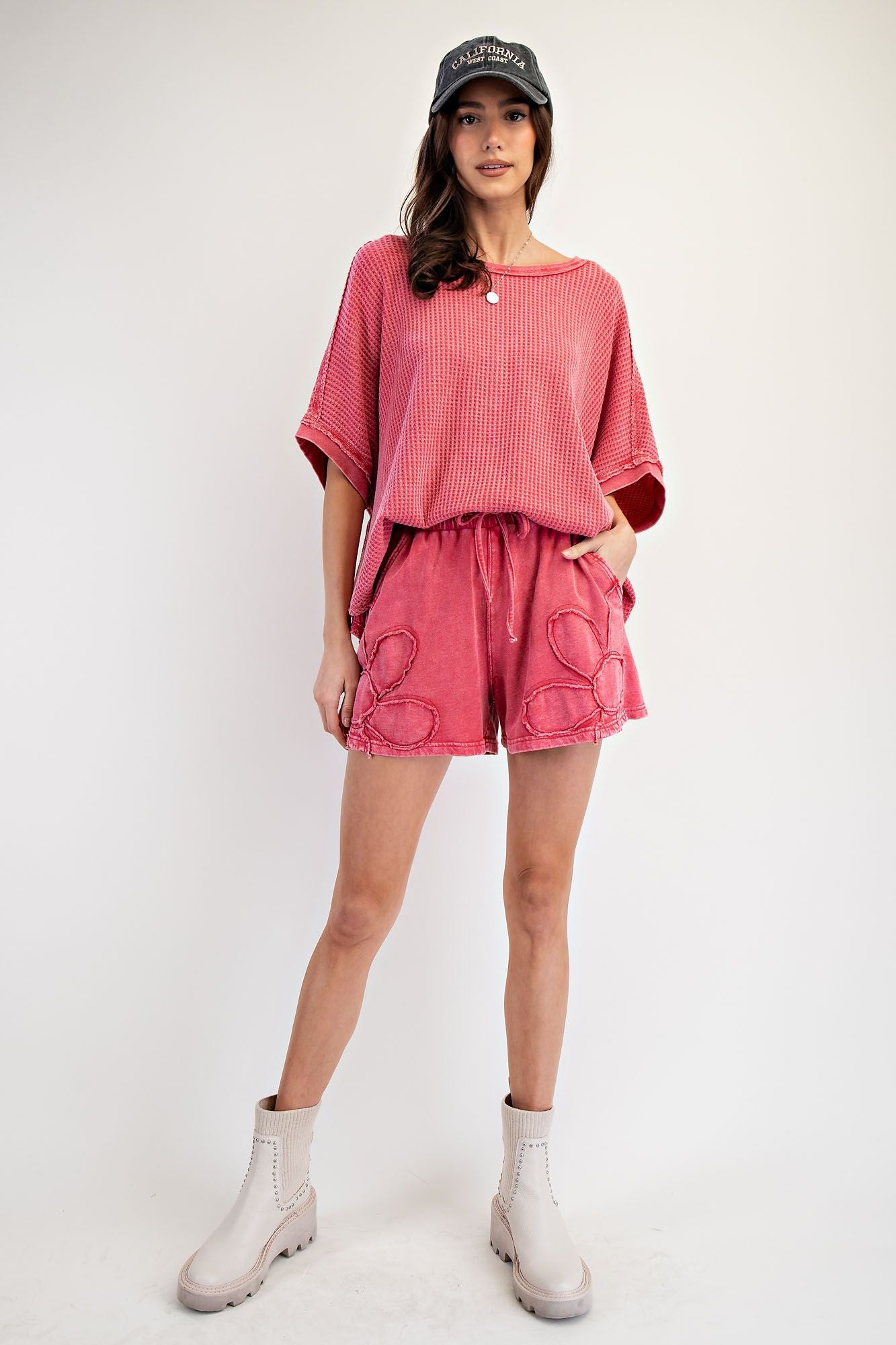Flower Terry Shorts