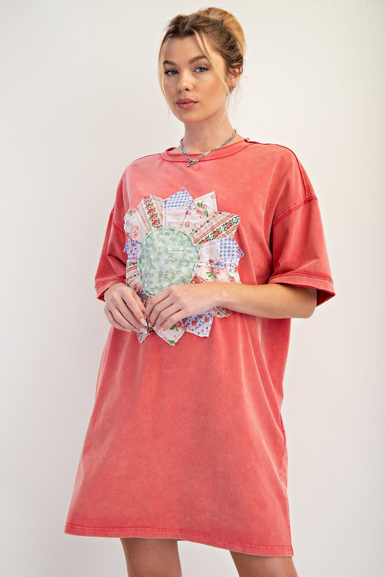 Boho Patched Dress