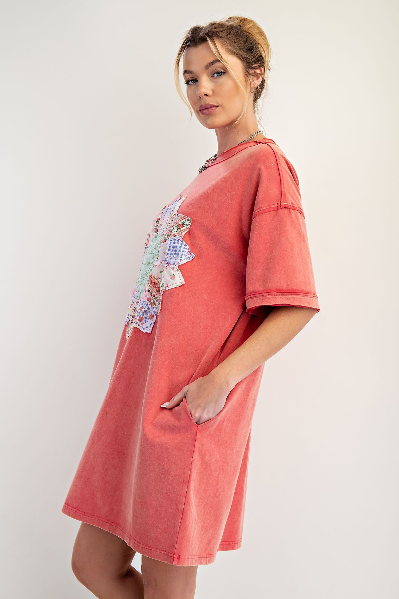 Boho Patched Dress
