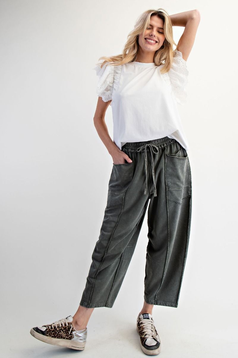 Eyelet Lace Wing Top