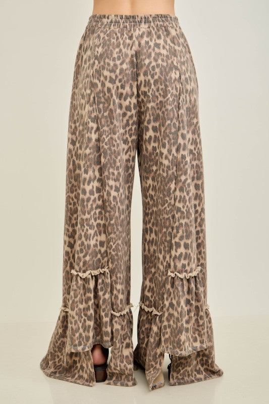 Tiered Skirt Pant