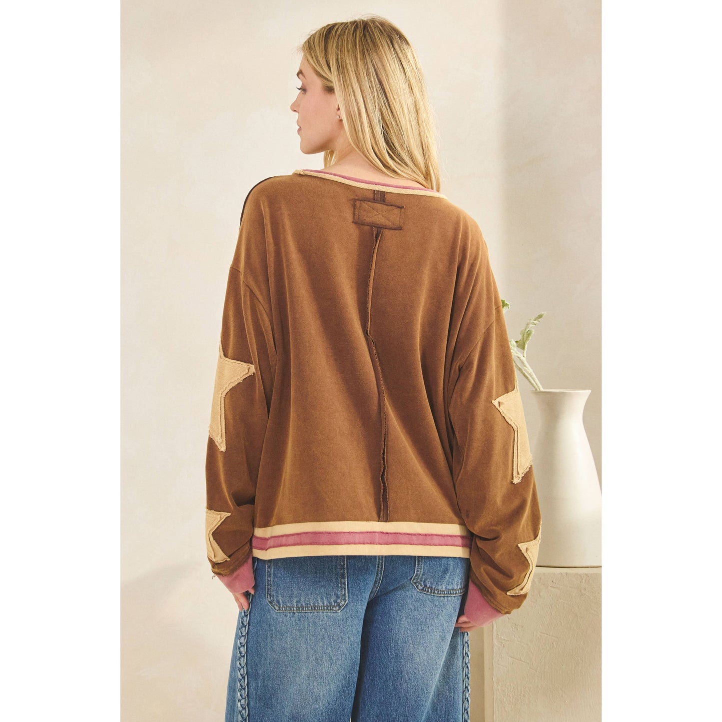 VINTAGE STAR PATCH PULLOVER
