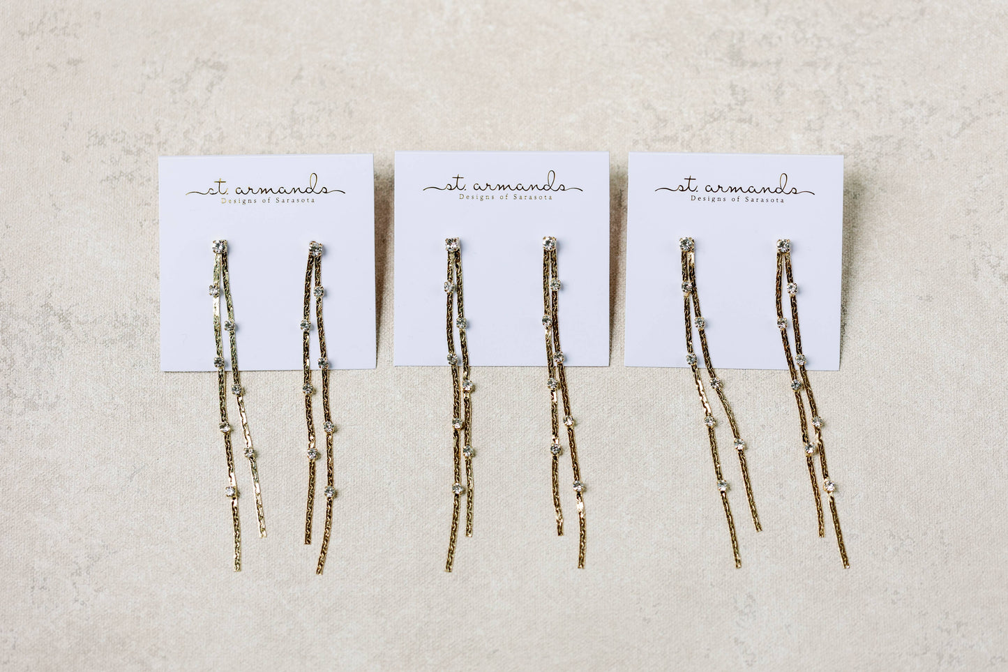 Diamond Dotted Earrings