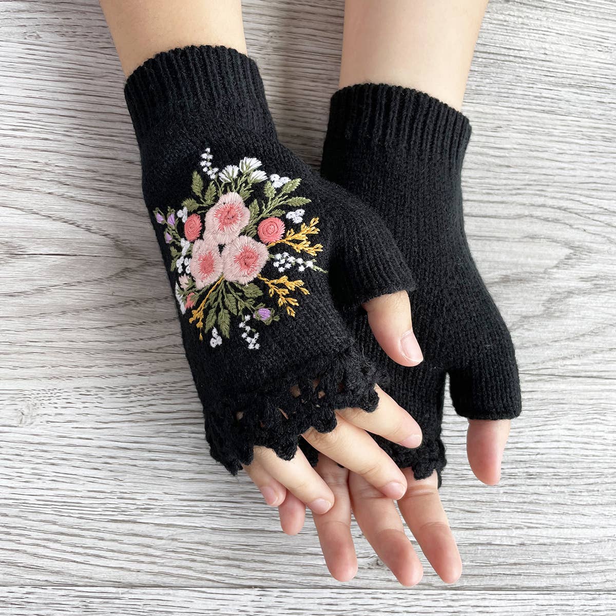Fancy Fingerless Gloves